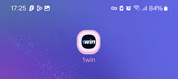 Launch the 1win app