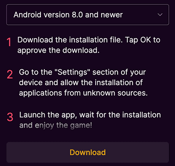 Download and install the app