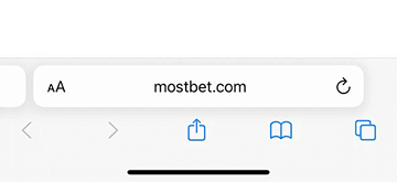 Visit the official Mostbet website